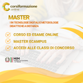 Master in Tecnologie Digitali e Metodologie Didattiche a Distanza