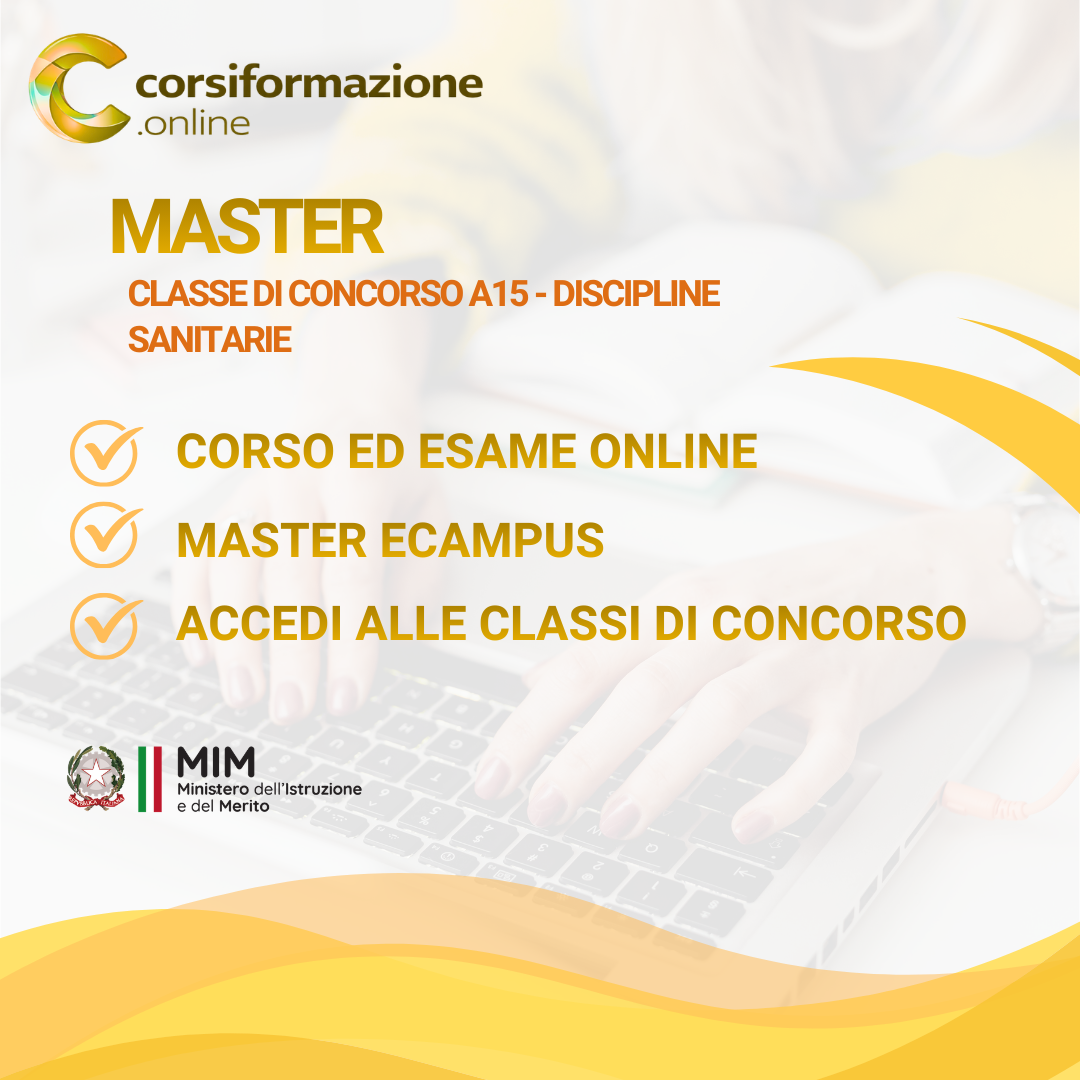 Master Classe di Concorso A15 - Discipline Sanitarie