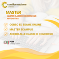 Master Classe di Concorso A28 - Matematica